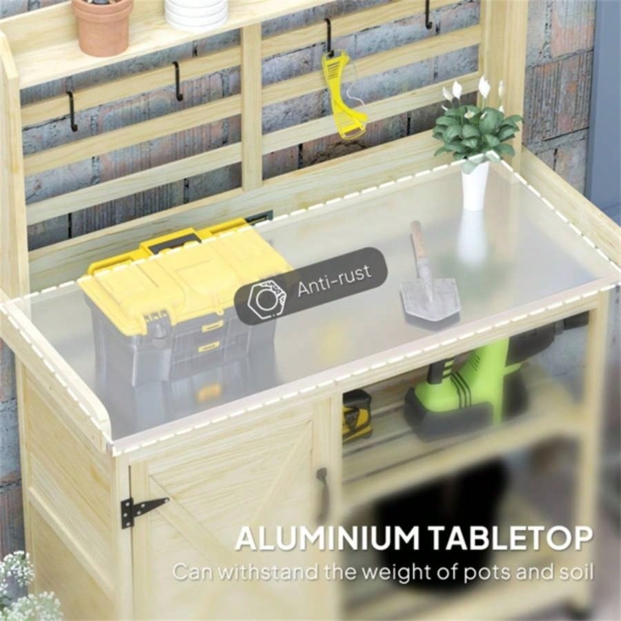 Garden Work Open Shelf Storage