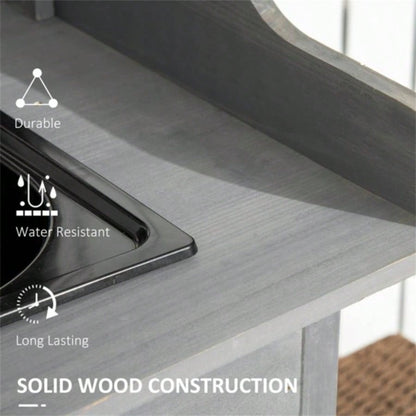 Garden Work Open Shelf Storage