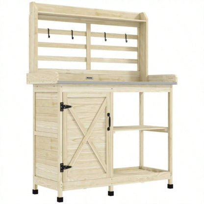 Garden Work Open Shelf Storage