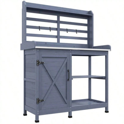 Garden Work Open Shelf Storage