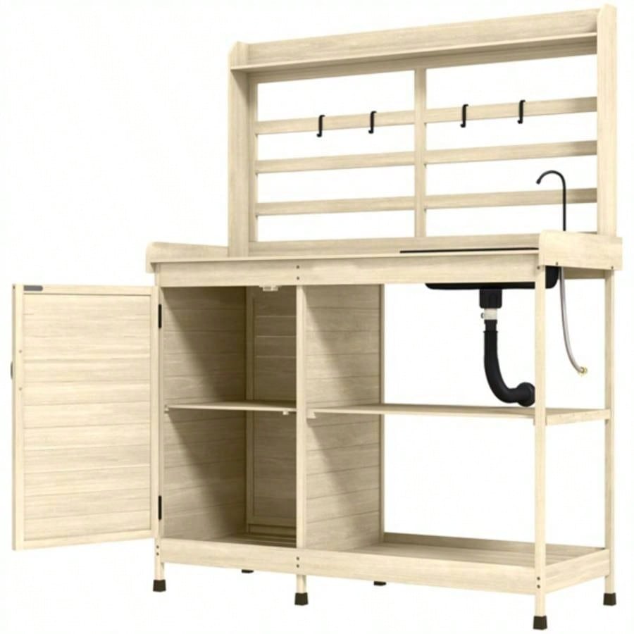 Garden Work Open Shelf Storage
