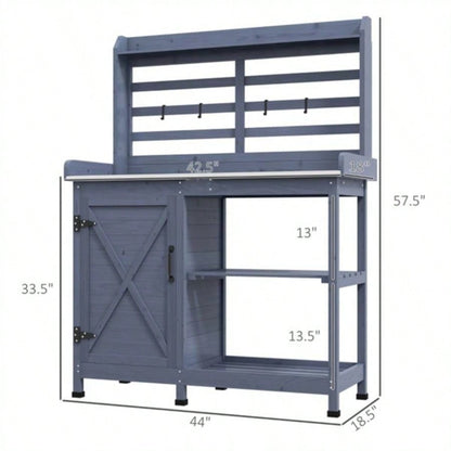 Garden Work Open Shelf Storage