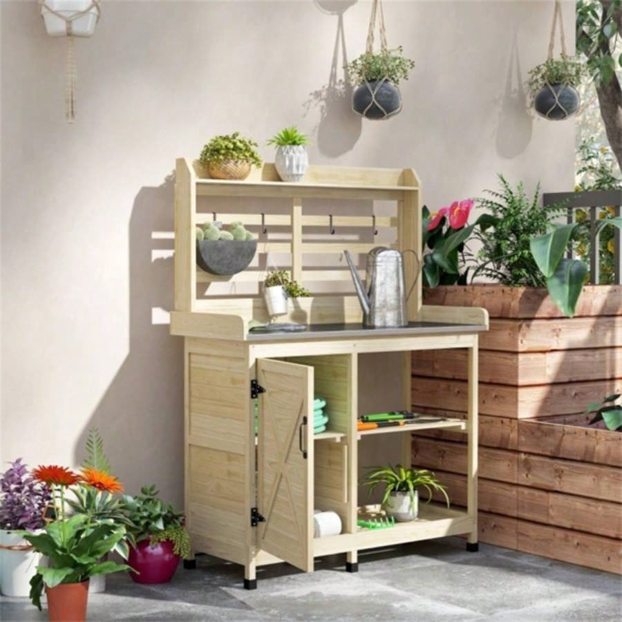 Garden Work Open Shelf Storage