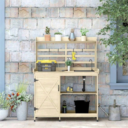 Garden Work Open Shelf Storage