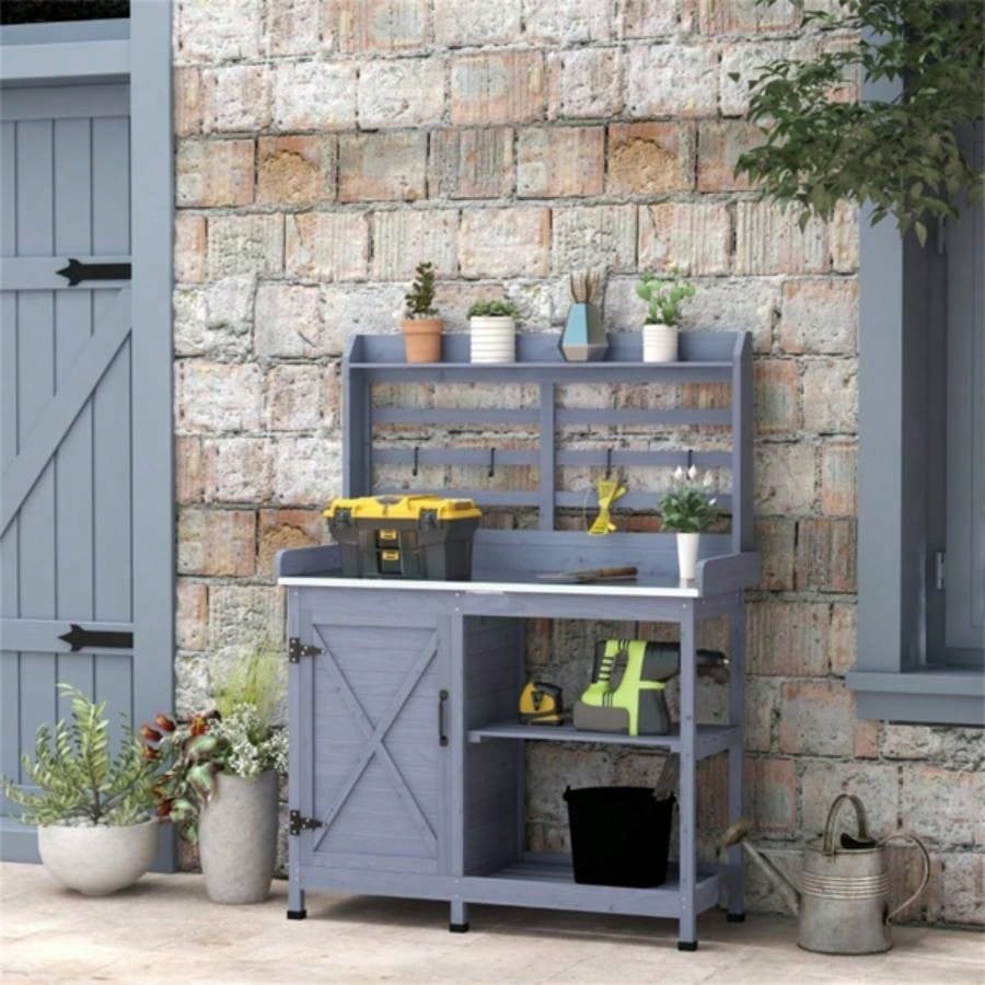 Garden Work Open Shelf Storage