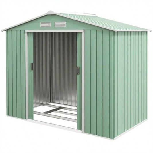 Steel Storage Shed Garden house 39; 439; White - AS Prohibited by