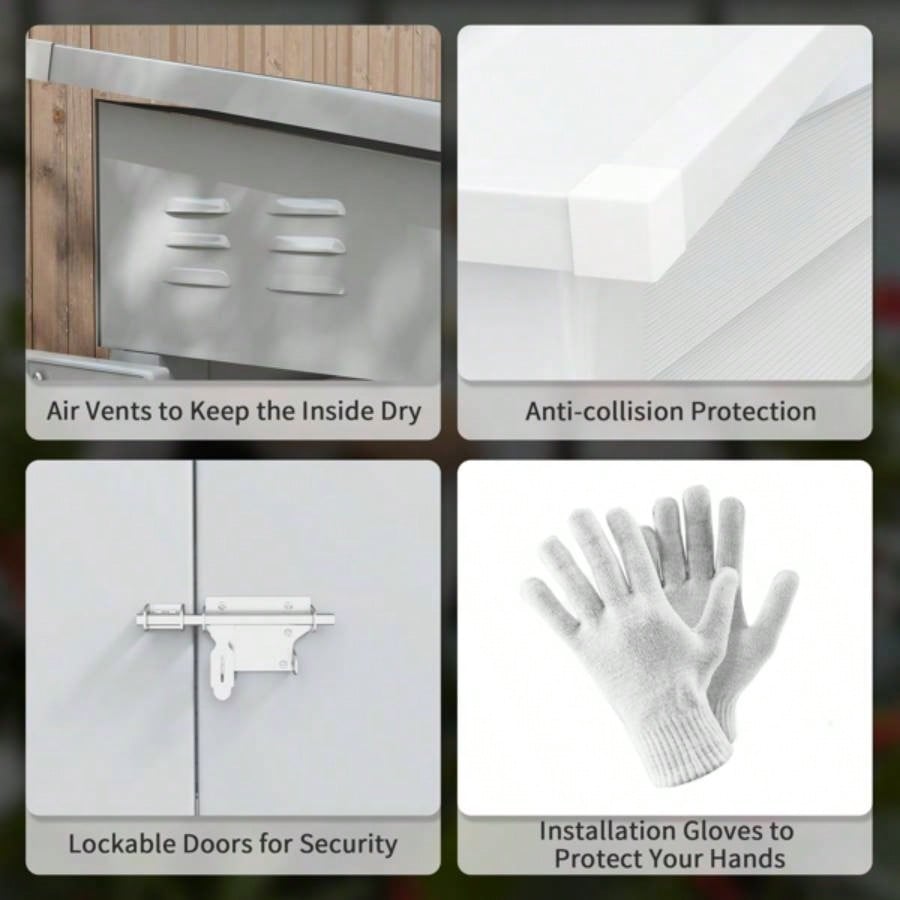 Outdoor Garden Storage Shed House