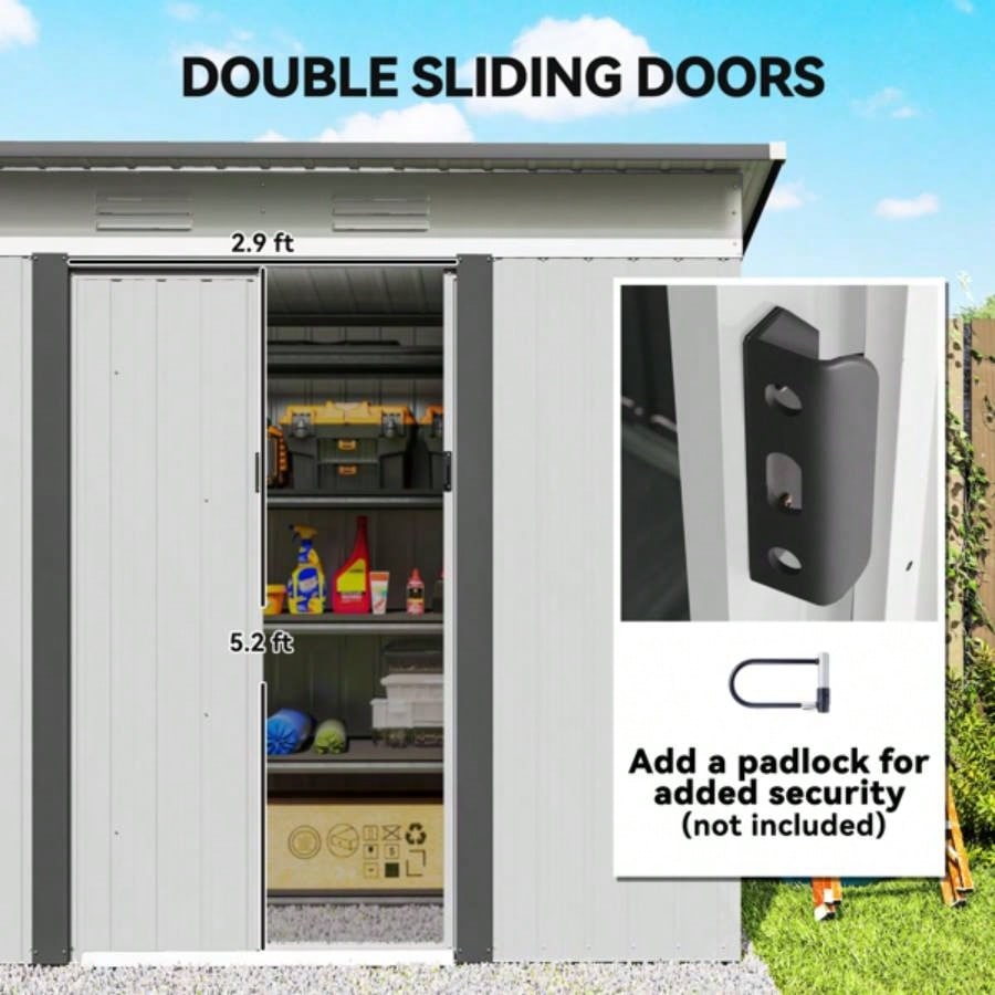 Outdoor Garden Storage Shed House