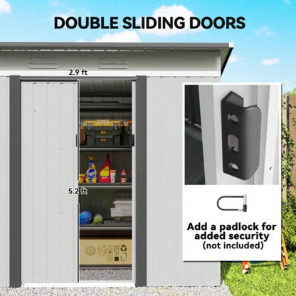 Outdoor Garden Storage Shed House