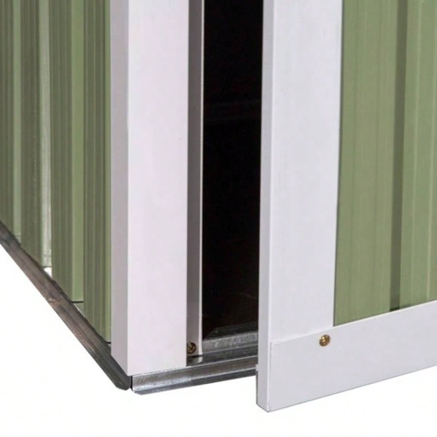 Metal Outdoor Storage Shed, Garden House Cabinet - 539; 339; Green - AS Prohibited by