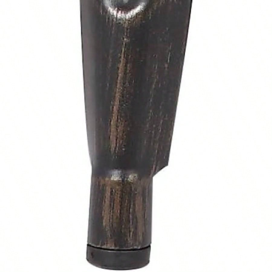 Backless Modern Light Weight Industrial Contemporary Rustic Vintage Costal Metal Bar Stools Without Back and 4 Leg Design Set of 2 30, Distressed Black