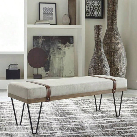 Karis Beige Upholstered Accent