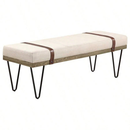 Karis Beige Upholstered Accent