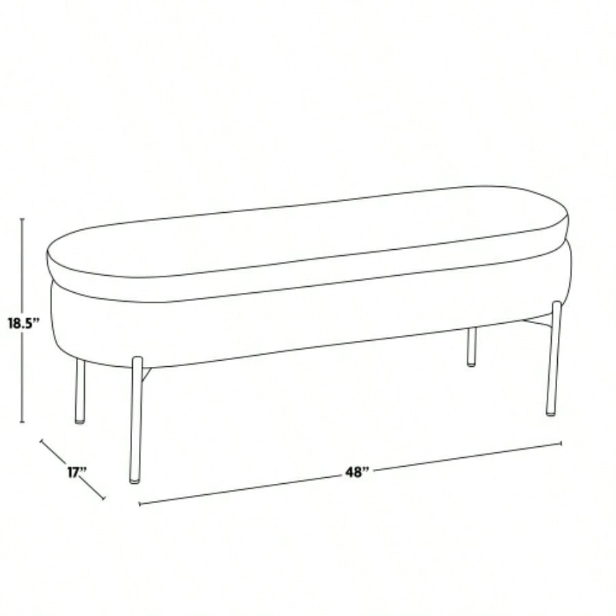 Contemporary/Glam Storage in Metal and Faux Leather by LumiSource