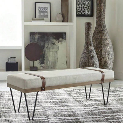 Karis Beige Upholstered Accent