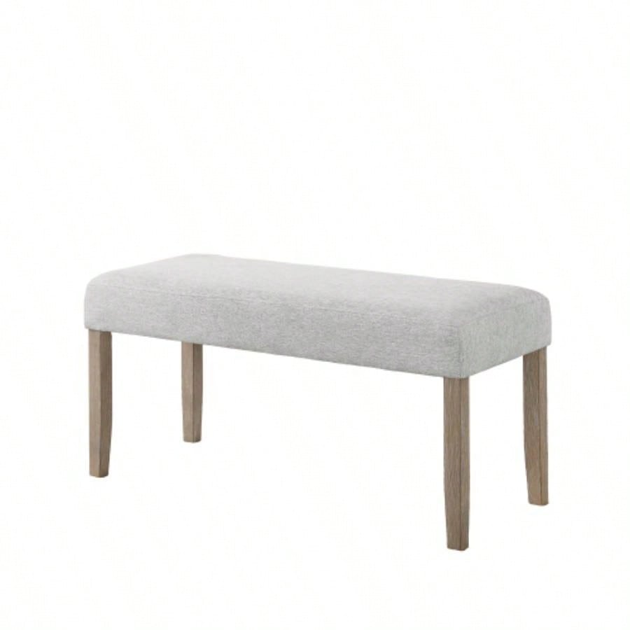 Tabitha Light Oak Dining with Light Gray Fabric