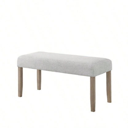 Tabitha Light Oak Dining with Light Gray Fabric