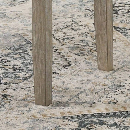 Tabitha Light Oak Dining with Light Gray Fabric