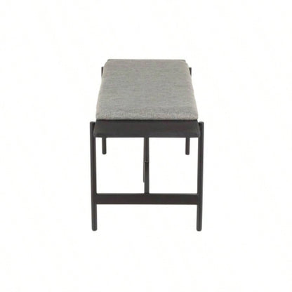 Contemporary in Black Metal and Fabric with Black Wood Accents by LumiSource