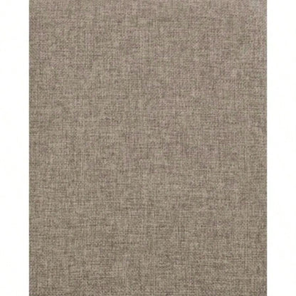 Traditional Style Wood Framed 1pc Upholstered Naihead Trim Wire Brushed Rustic Brown Dining Room Furniture