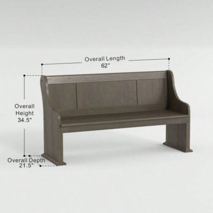 Dark Oak 1pc with Curved Arms Wooden Backrest Dining Furniture