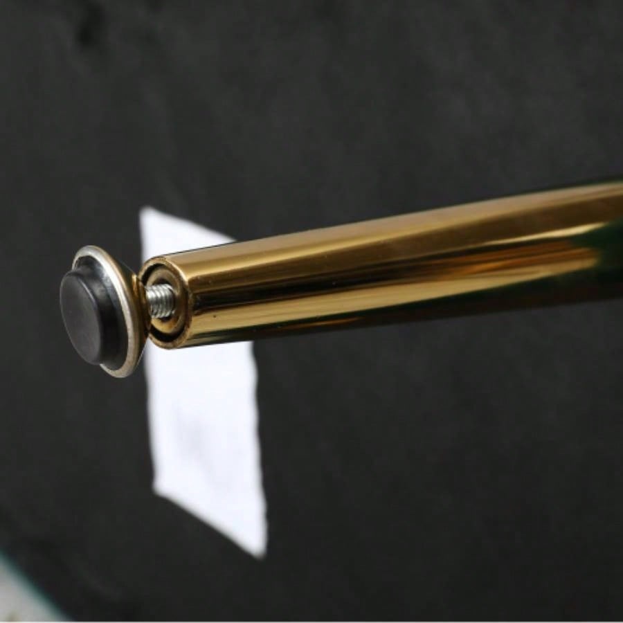 Sira Velvet Button Tufted with Gold Metal, Green