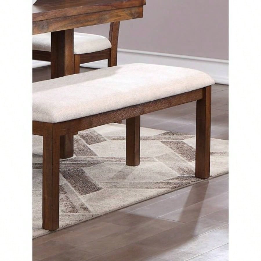 1pc Only Natural Brown Solid wood Contemporary Style Kitchen Dining Room Furniture Seating