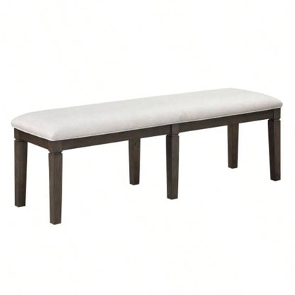 Dark Espresso Dining 1pc Upholstery Wooden Dining Room Furniture