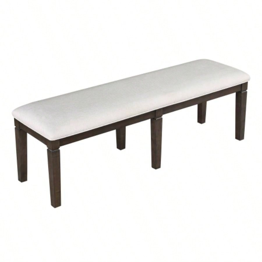 Dark Espresso Dining 1pc Upholstery Wooden Dining Room Furniture