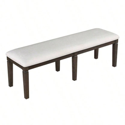 Dark Espresso Dining 1pc Upholstery Wooden Dining Room Furniture