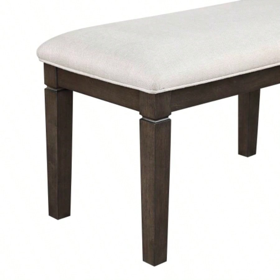 Dark Espresso Dining 1pc Upholstery Wooden Dining Room Furniture