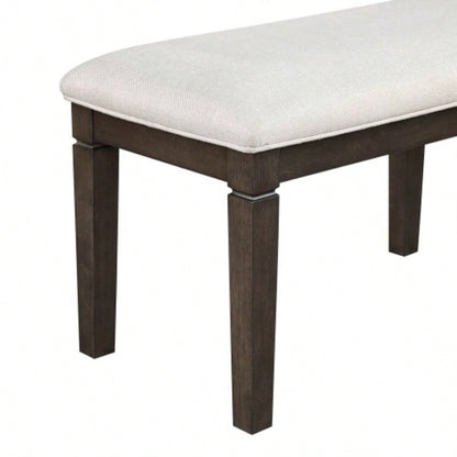 Dark Espresso Dining 1pc Upholstery Wooden Dining Room Furniture