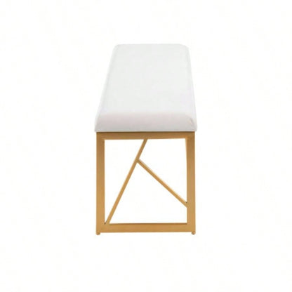 Folia Glam Metal in Gold Steel and White Velvet by LumiSource