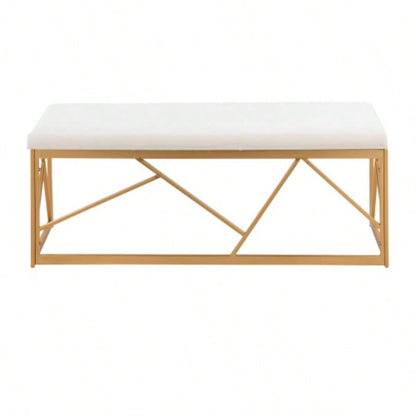 Folia Glam Metal in Gold Steel and White Velvet by LumiSource