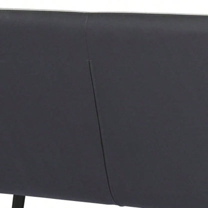 Coronado Contemporary in Brushed Gray Powder Coated and Gray Fabric