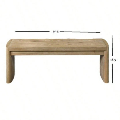 Modern Contemporary Style Upholstery Round Corners Dining Room Oak