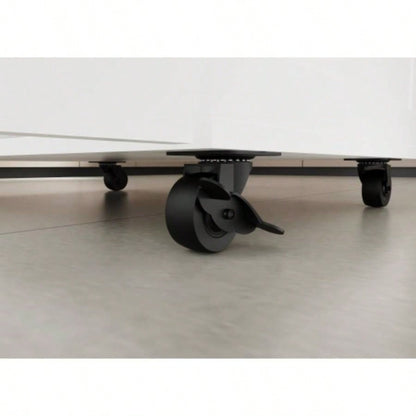 Kitchen Island with Storage on Wheels, Cart, Small Portable Island, Specialty Coffee Bar Cabinet Buffet Sideboard with Barn Door and Wheels Dining Room, Bathroom, Kitchen, Classroom,