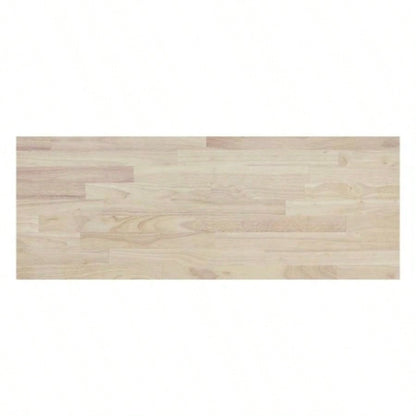 Kitchen Island with Rubber wood Countertop, Kitchen Cart on 5 Wheels with Storage Cabinet and 5 Drawers Dinning Room, Black