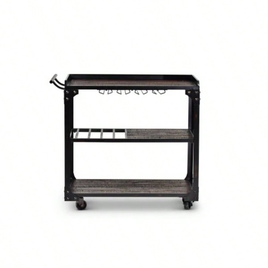 - Cart With Casters - Black