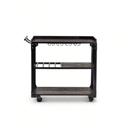 - Cart With Casters - Black