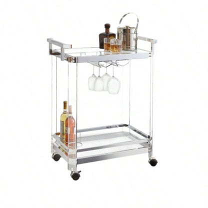 Aerin - Server Cart - Silver