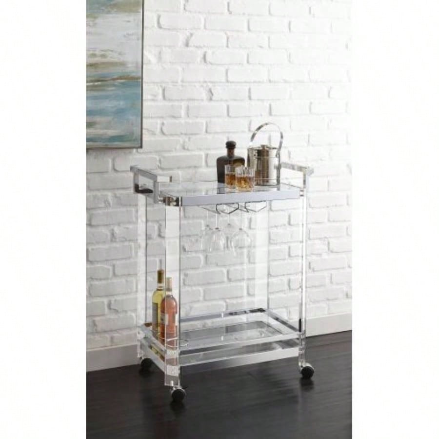 Aerin - Server Cart - Silver