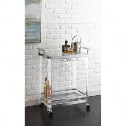 Aerin - Server Cart - Silver