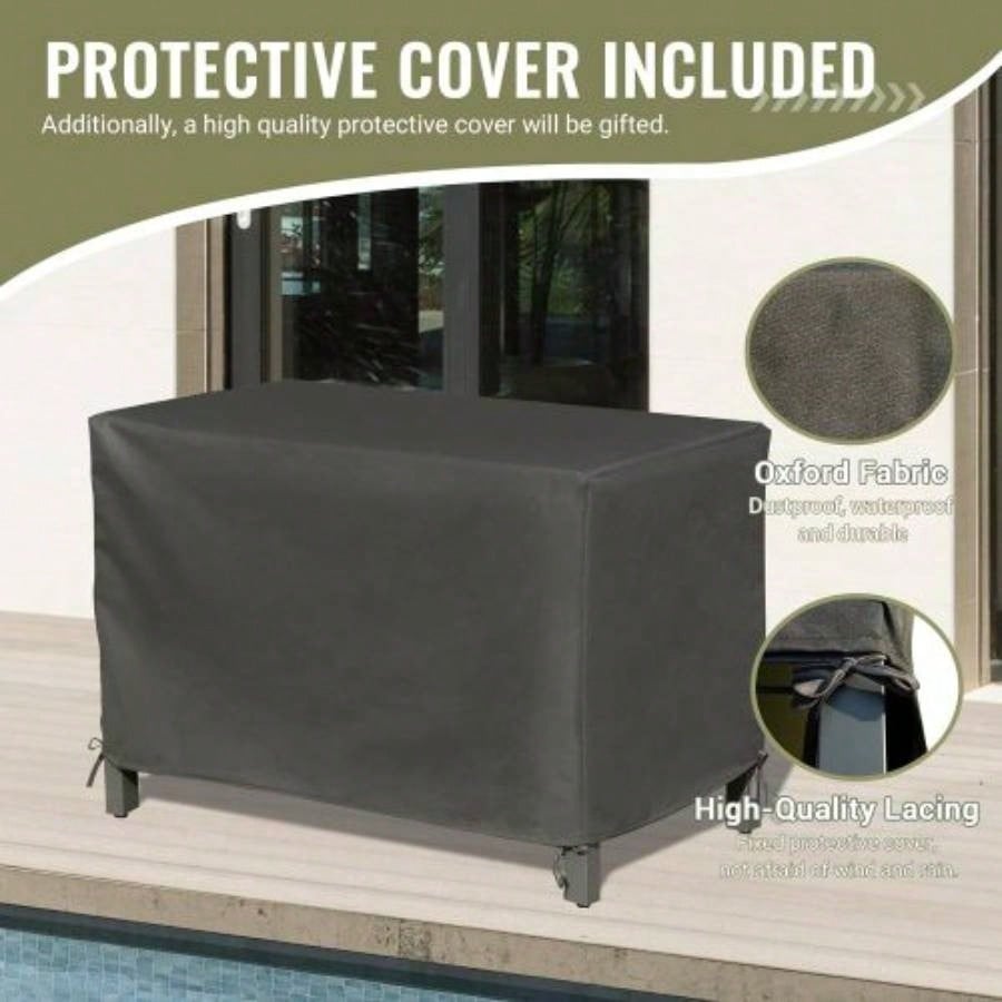 Outdoor Kitchen Island with Storage, Aluminum Kitchen Storage Island Outdoor Grill Table, Freestanding Outdoor Prep Table Grill Storage Cabinet with Protective Cover BBQ, Deck, Patio