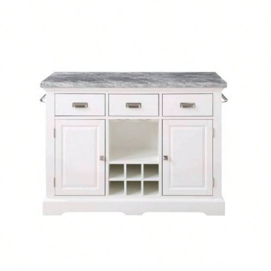 Zermatt - Kitchen Island - White