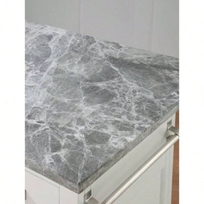 Zermatt - Kitchen Island - White