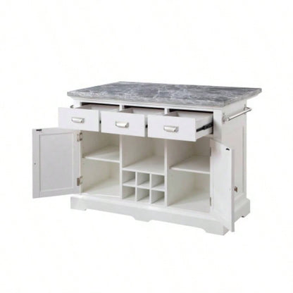 Zermatt - Kitchen Island - White
