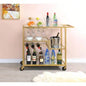 Adamsen Mirrored Champagne Serving Cart