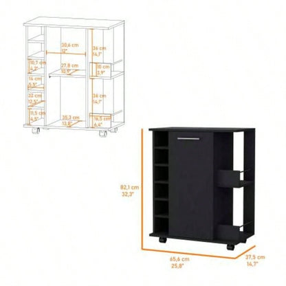 Lovell Nightstand with Sturdy Base and 2 - Drawers
