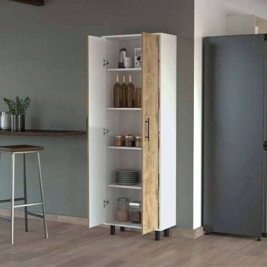 Tall Pantry Cabinet, Cupboard Storage Organizer with 5 - Shelf
